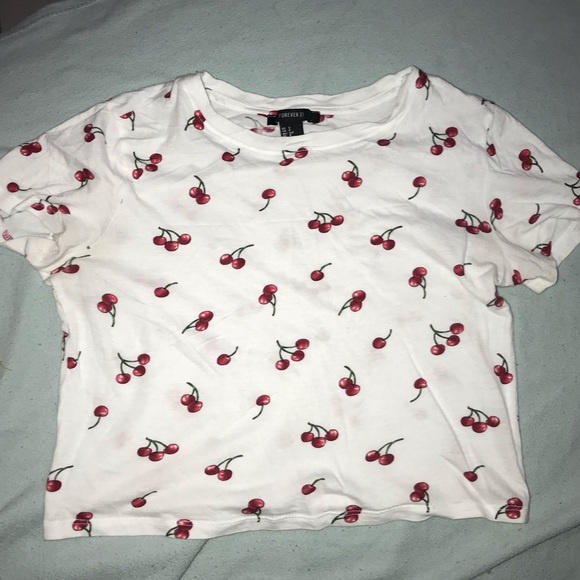 cherry crop top forever 21